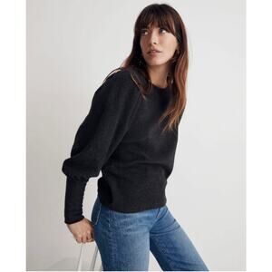 Madewell brushed puff sleeve top - Small